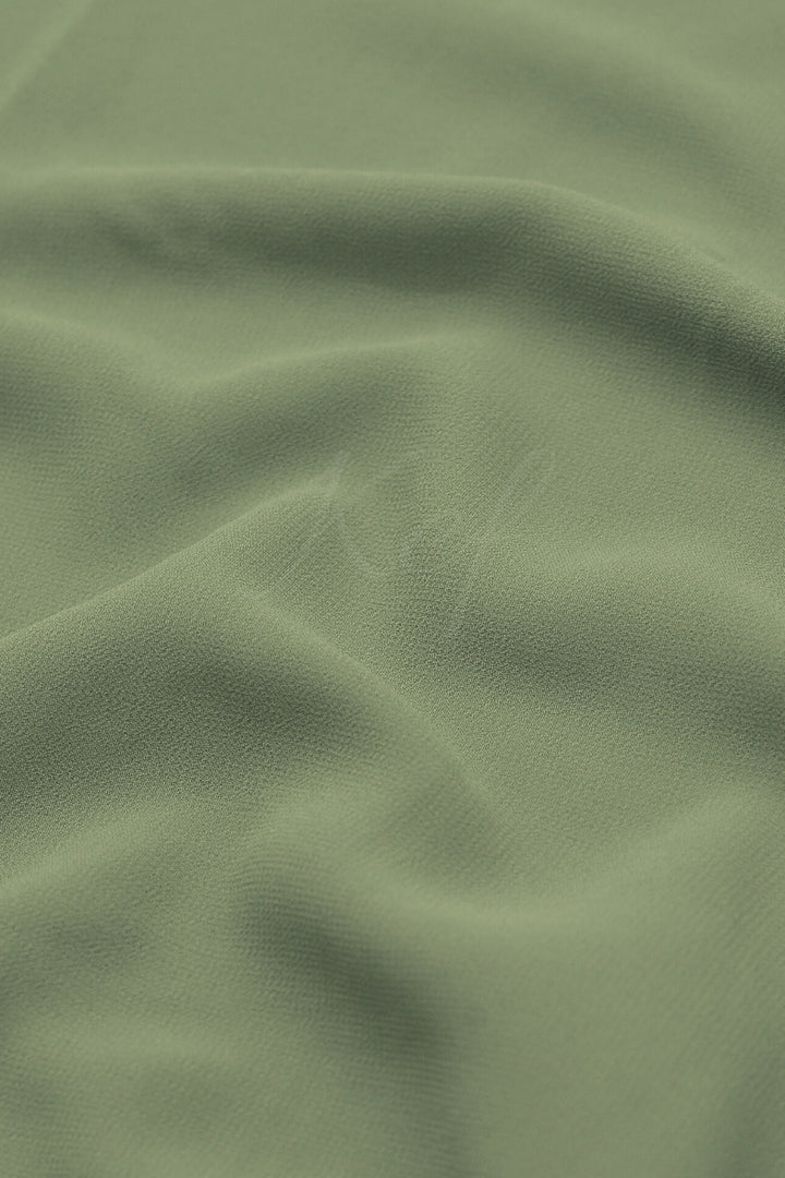 Georgette Hijab - Soft Green
