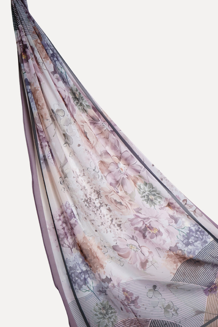 Printed Georgette Hijab - Soft Horizon