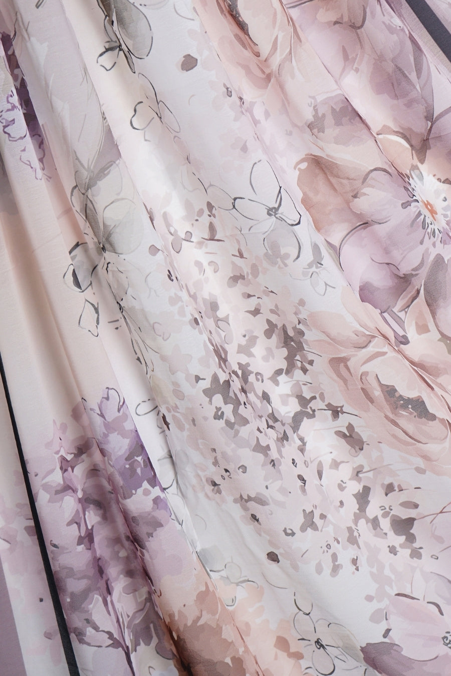 Printed Georgette Hijab - Soft Horizon