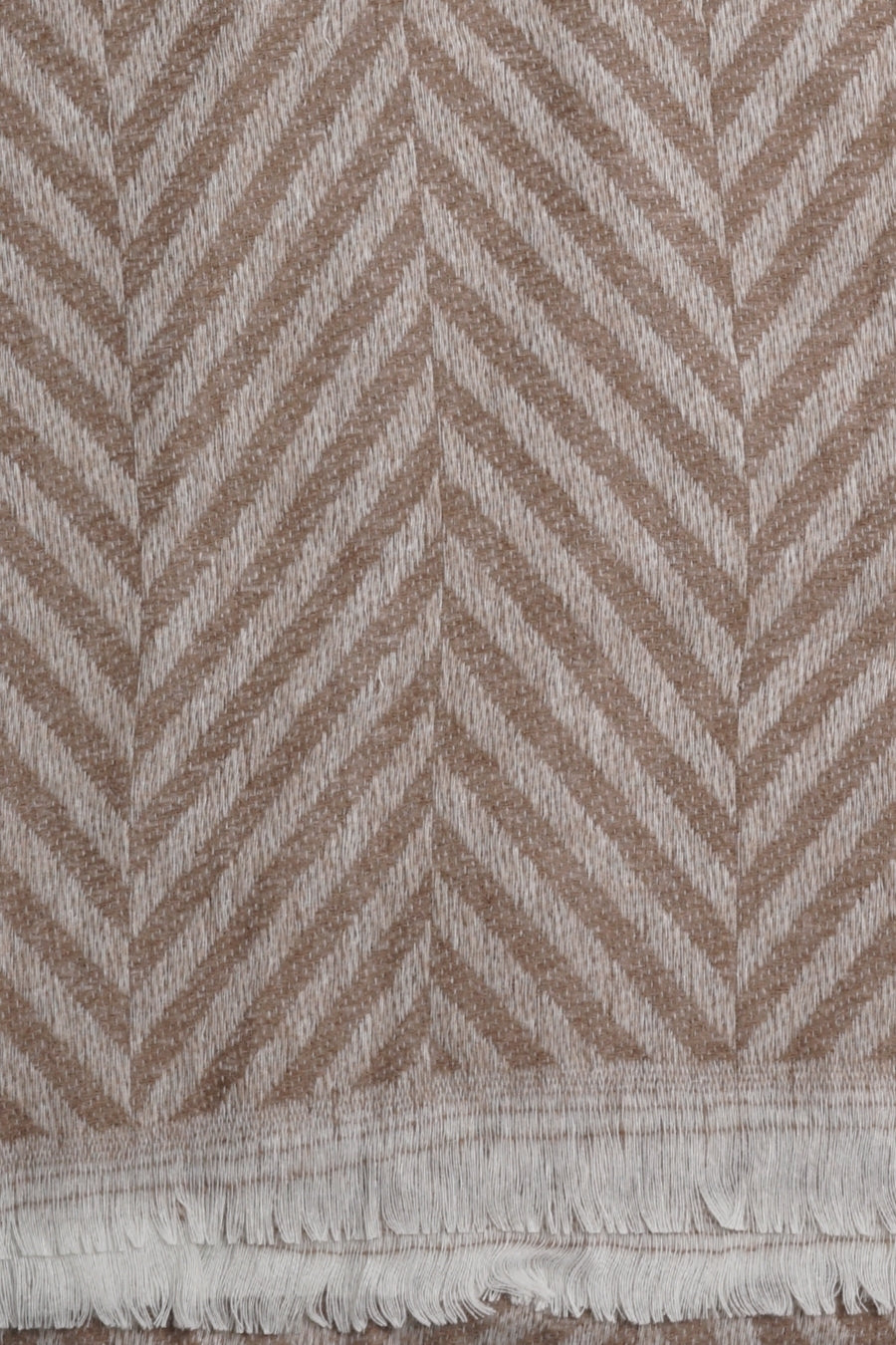 Classic Patterned Cashmere - Soft Mocha