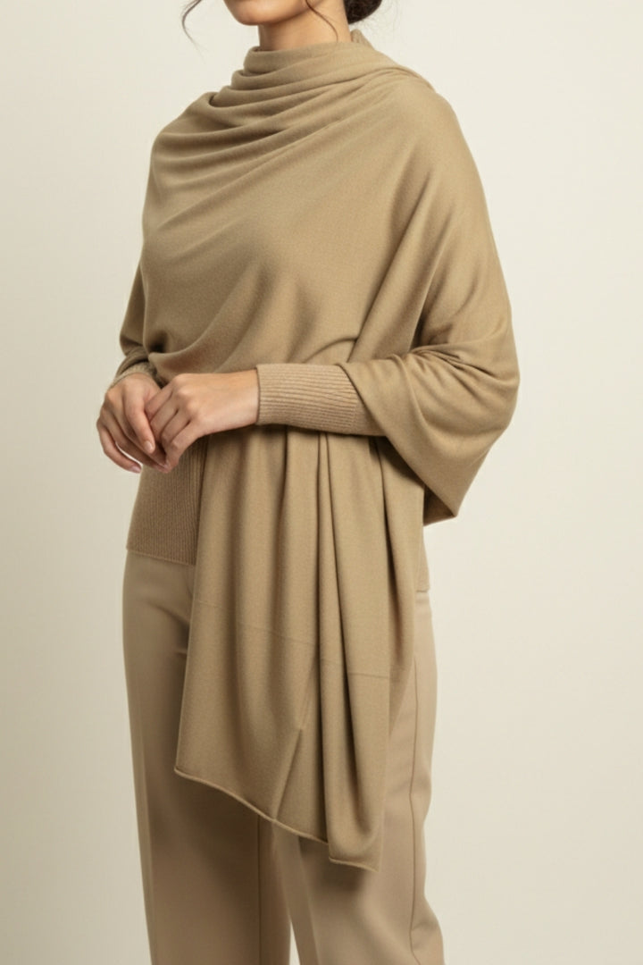 Winter Stole - Soft Nude