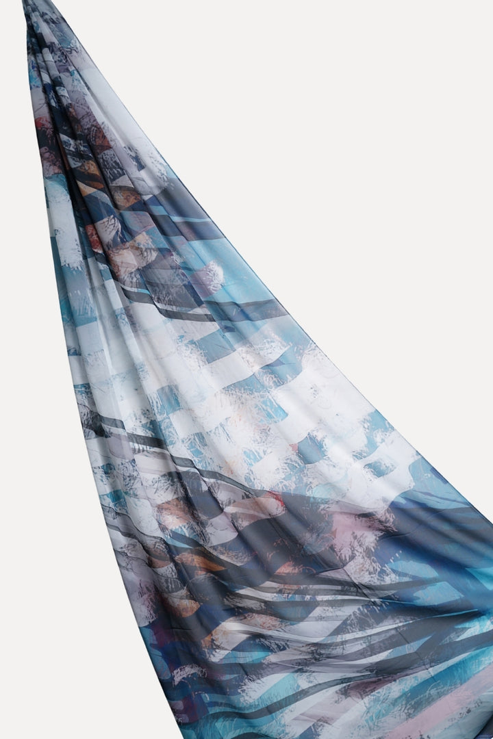 Printed Georgette Hijab - Soft Ombre