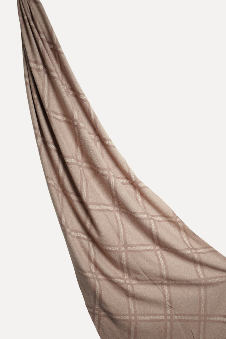 Grid Patterned Cashmere - Solene