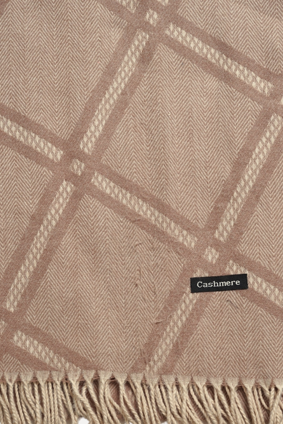 Grid Patterned Cashmere - Solene