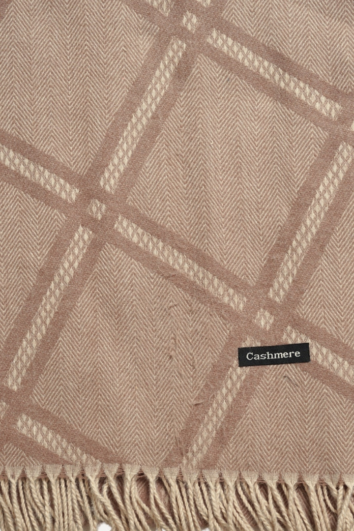 Grid Patterned Cashmere - Solene