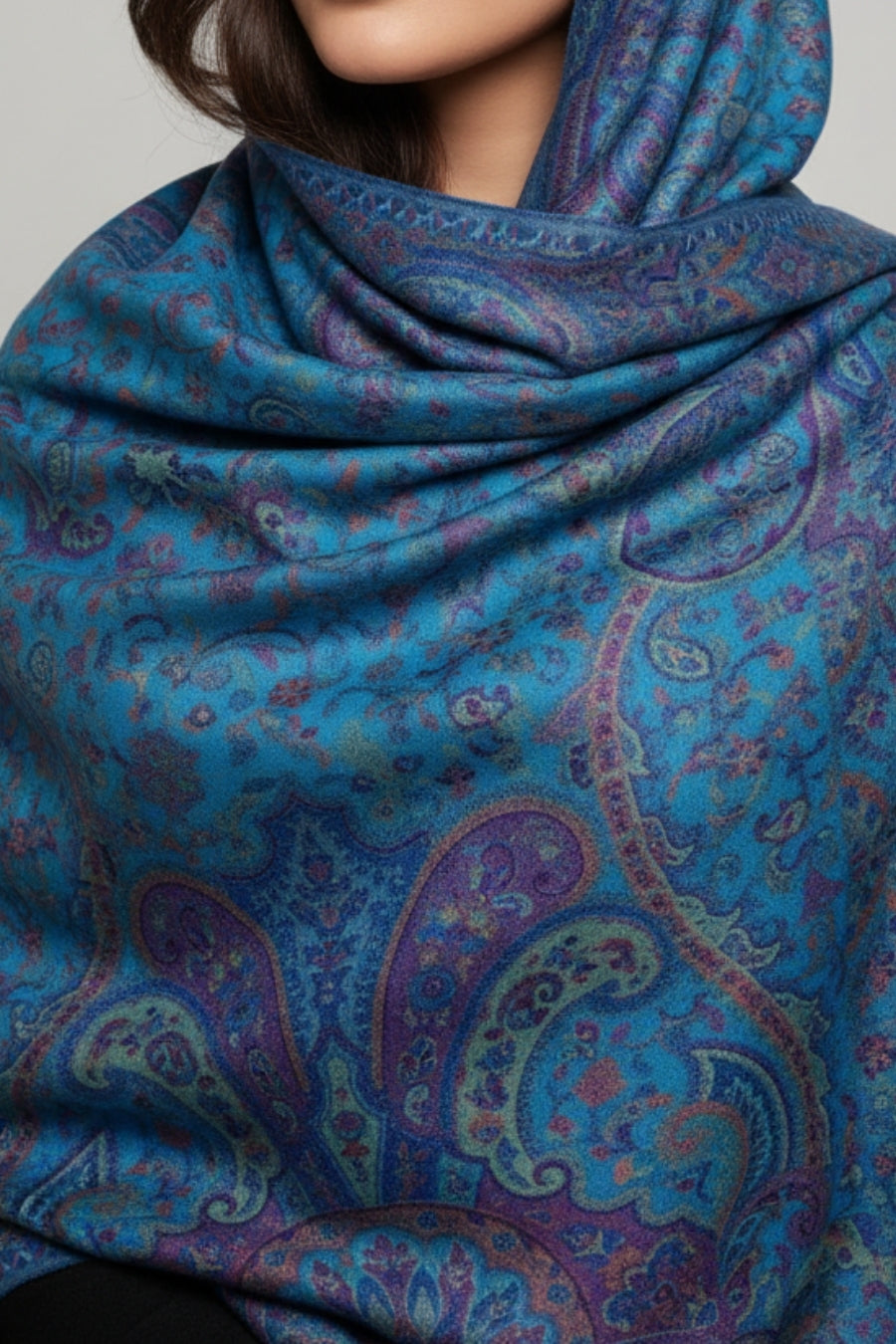 Printed Cashmere Nobel Hijab - Sovin
