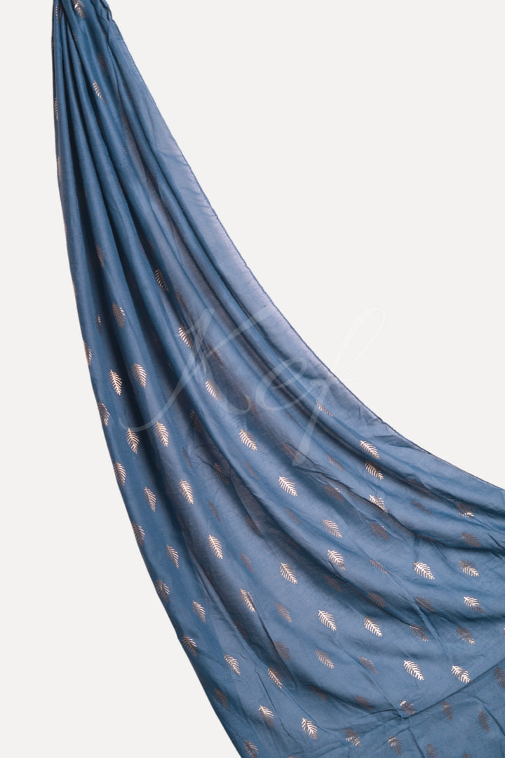 Willow Foil Lawn Hijab - Space Cadet