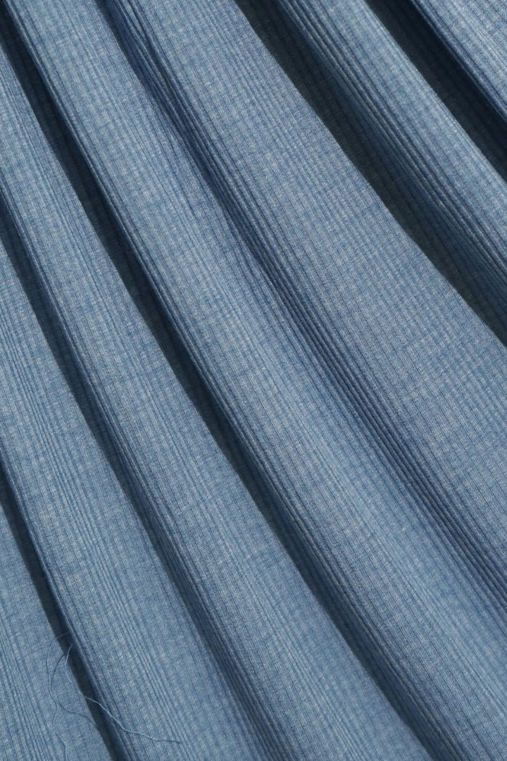 Textured Rib Jersey Hijab - Space Cadet