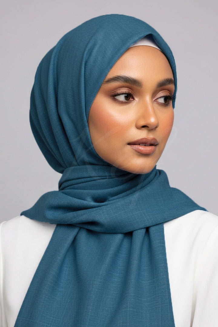 Turkish Lawn XL Hijab - Space Cadet