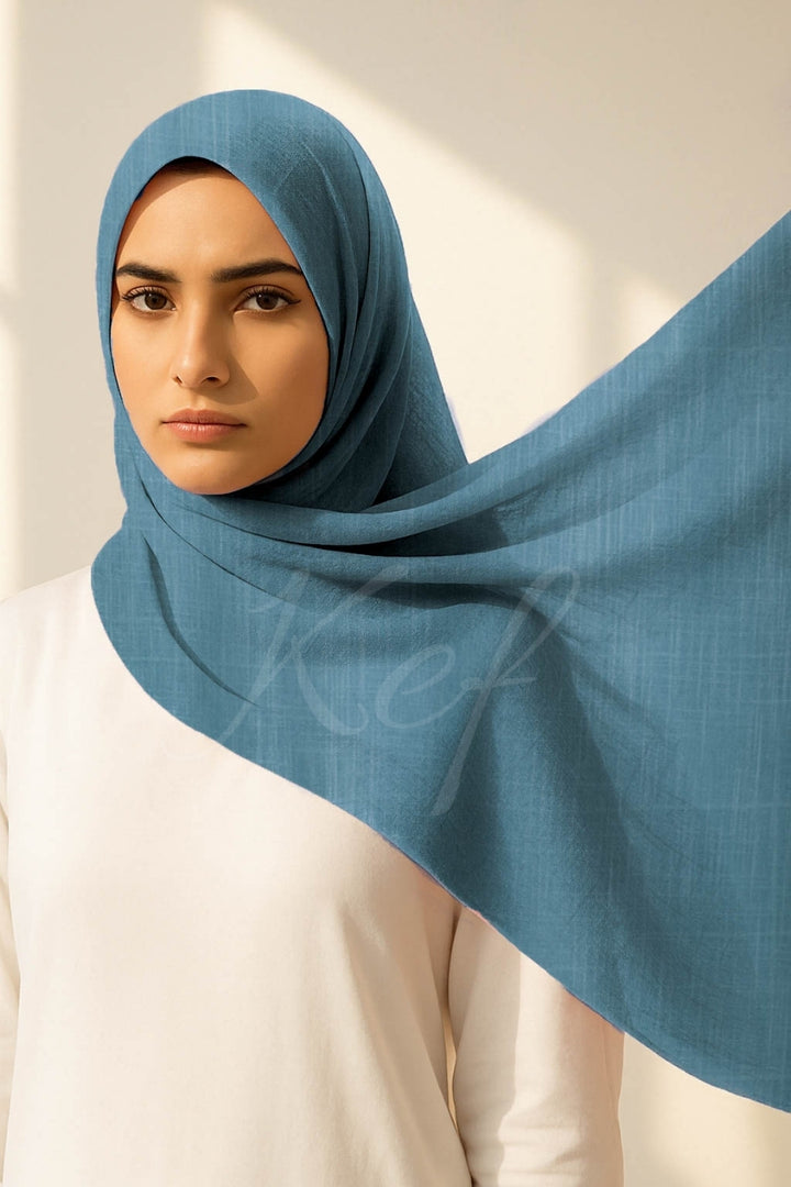 Turkish Lawn Hijab - Space Cadet