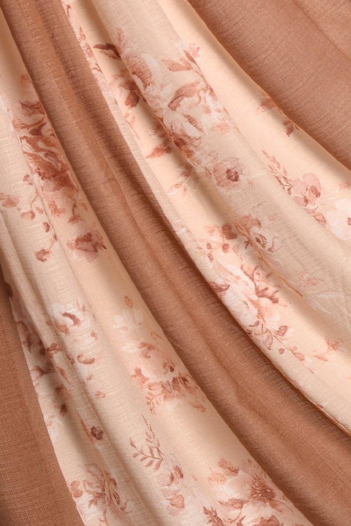 Striped Printed Lawn - Squash