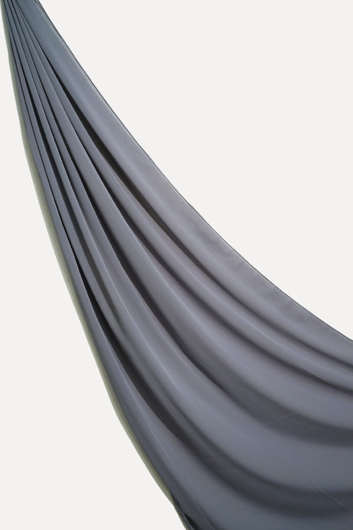 Textured Chiffon - Steel