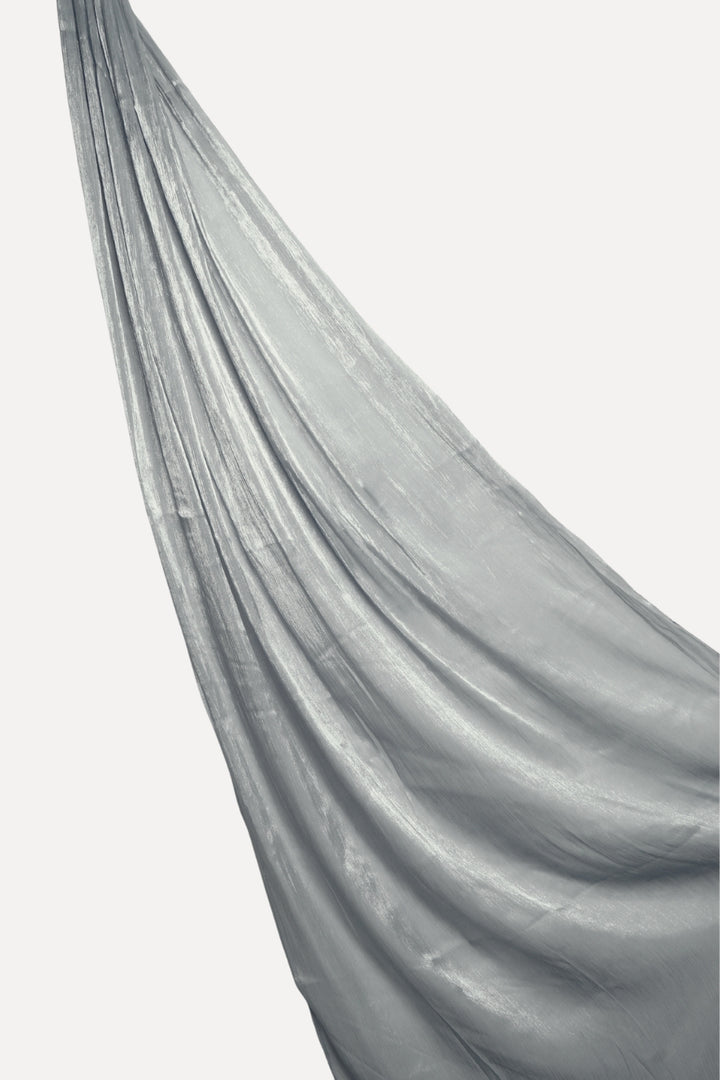 Luxe Chiffon Hijab - Steel