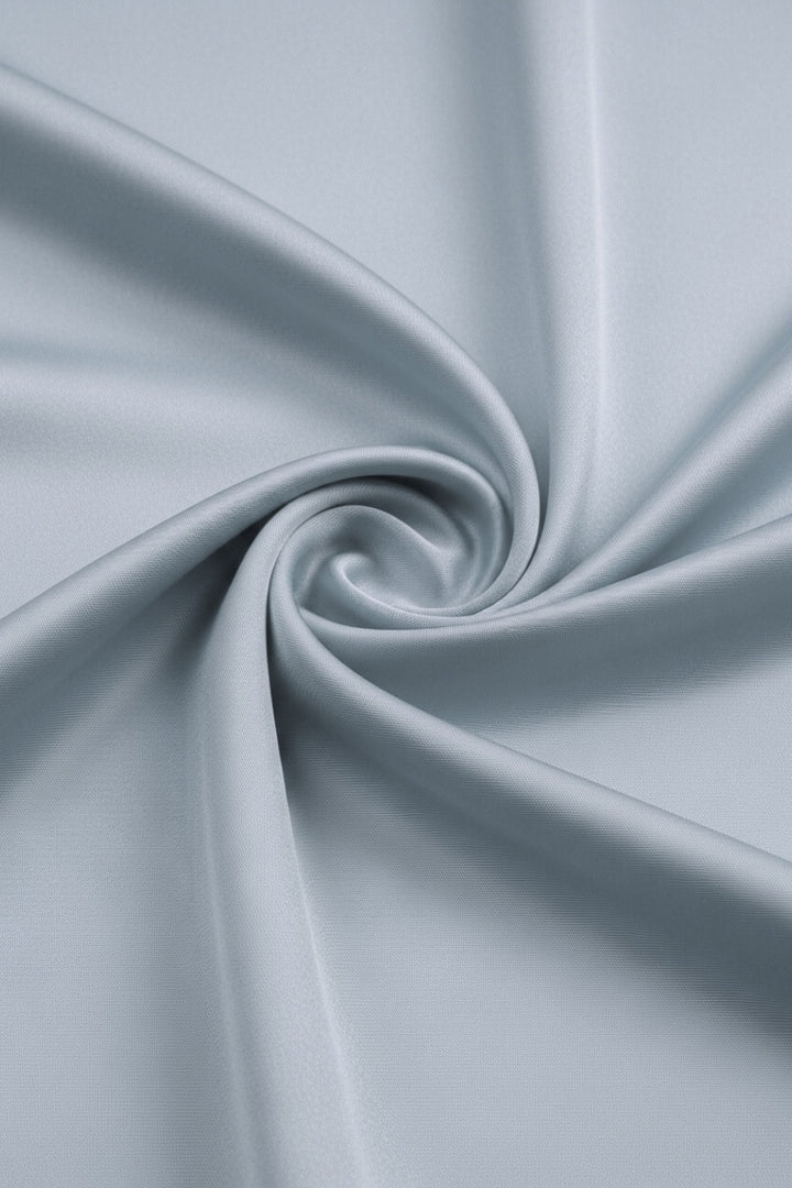 Plain Silk Hijab - Steel