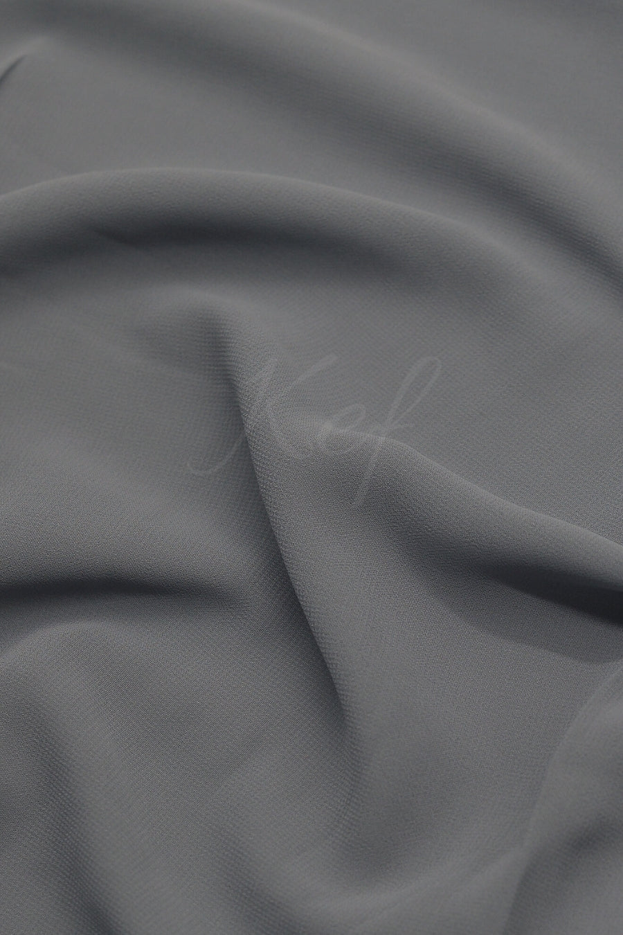 Georgette Hijab - Steel