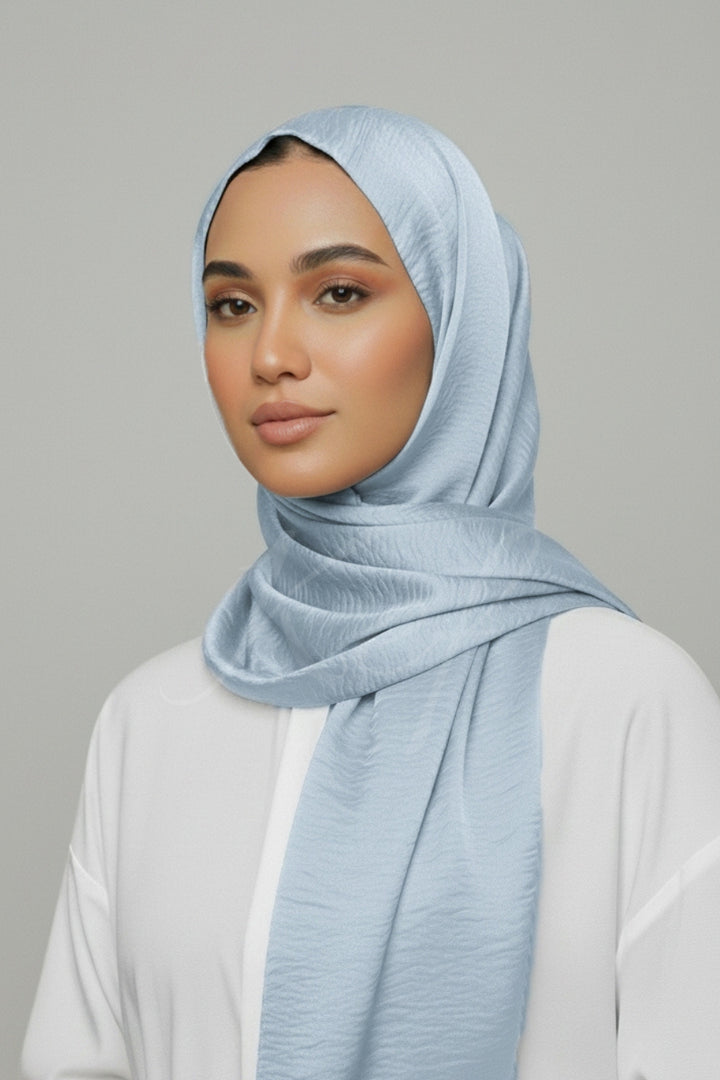 Crepe Textured Chiffon - Steel