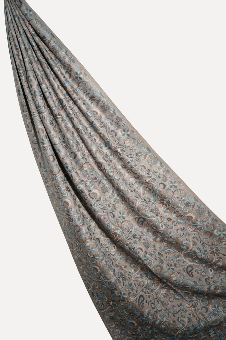 Printed Cashmere Dynasty Hijab - Stone