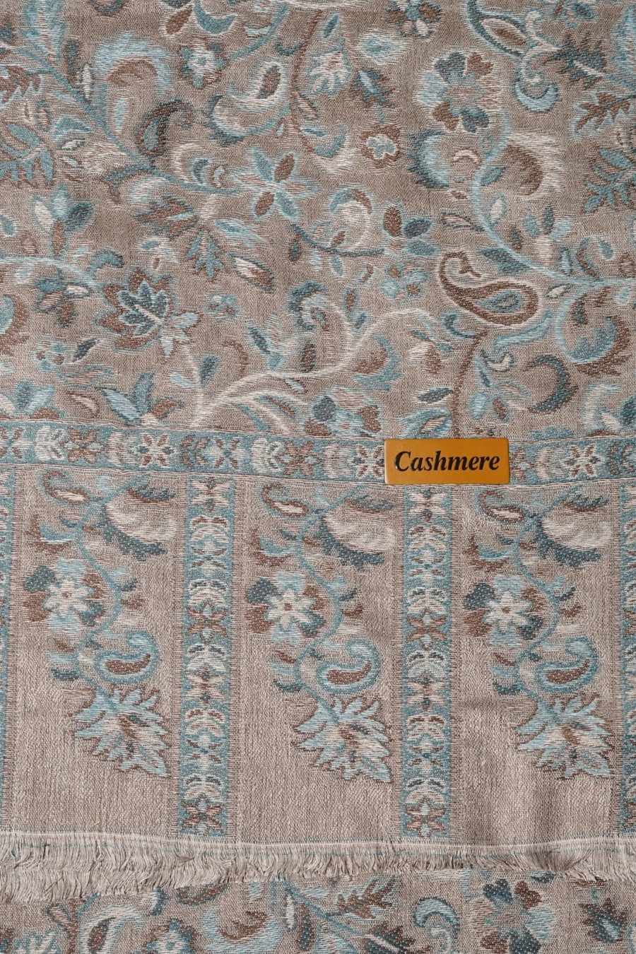 Printed Cashmere Dynasty Hijab - Stone