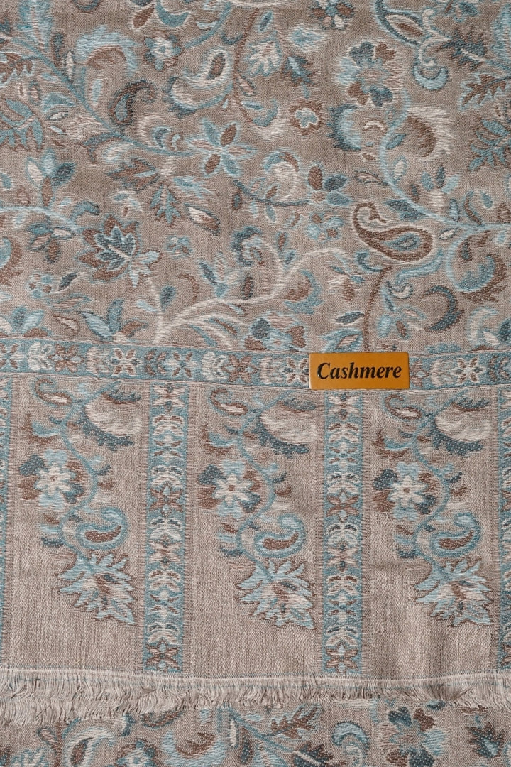 Printed Cashmere Dynasty Hijab - Stone