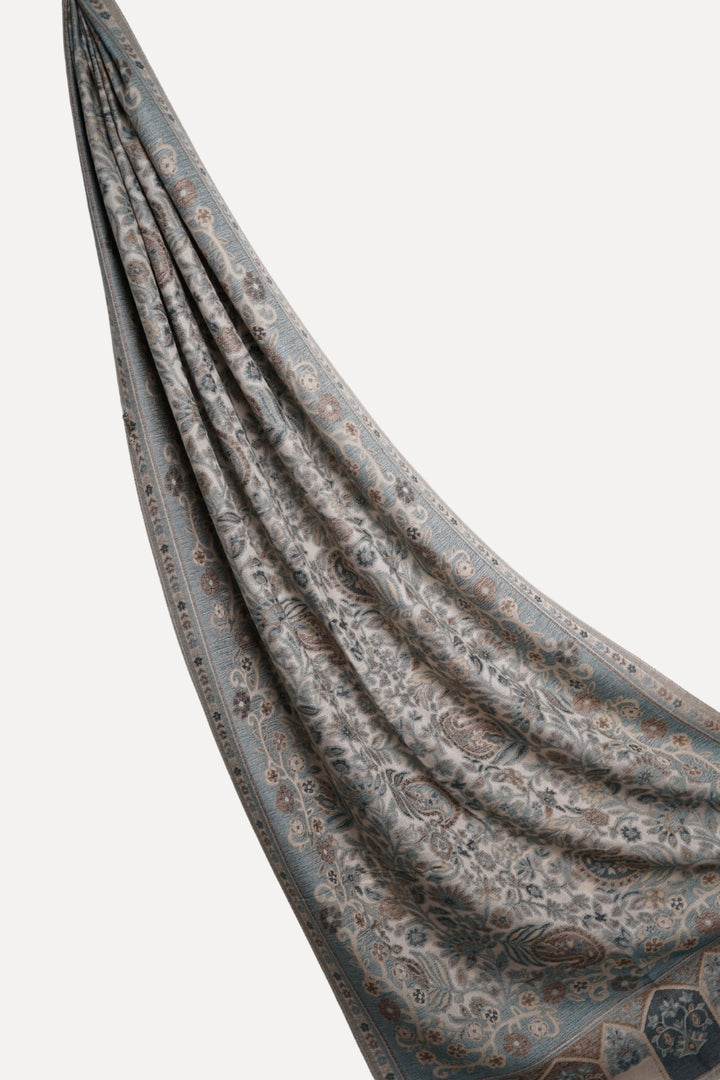 Printed Cashmere Lumia Hijab - Stone Petal