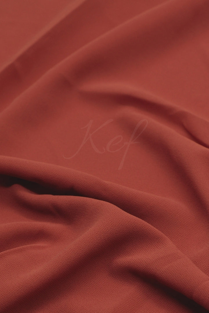 Georgette Hijab - Tan