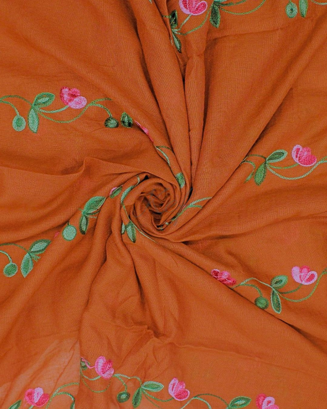 Viola Embroidery Lawn - Tan