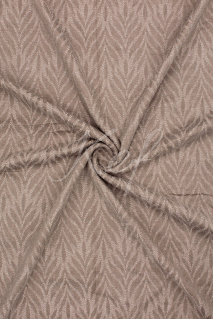 Self Patterned Cashmere - Taupe