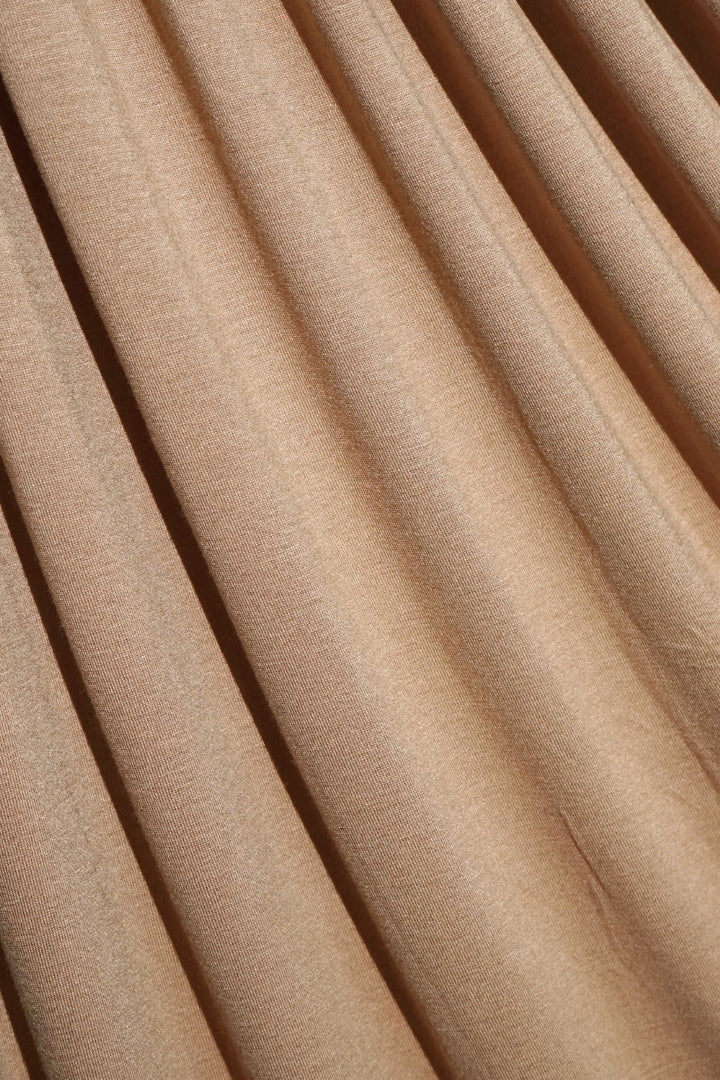 Plain Jersey Hijab - Taupe
