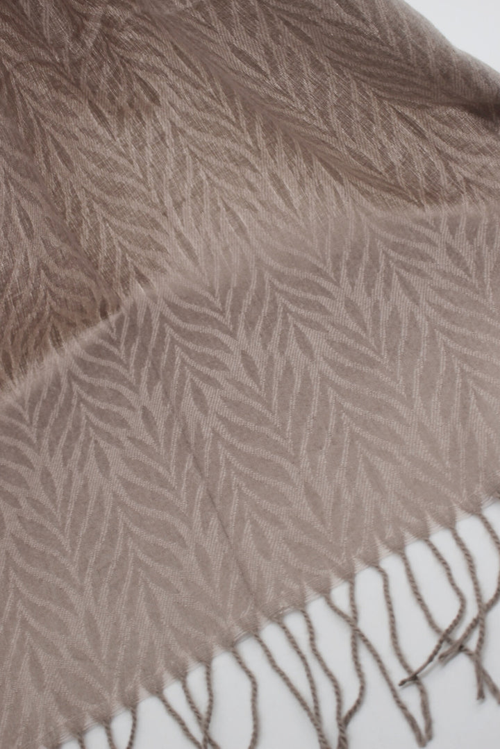 Self Patterned Cashmere - Taupe