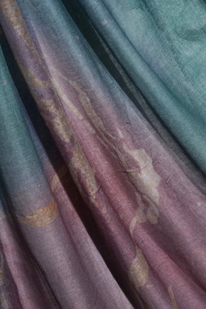 Printed Viscose Modal Hijab - Teal Dusk
