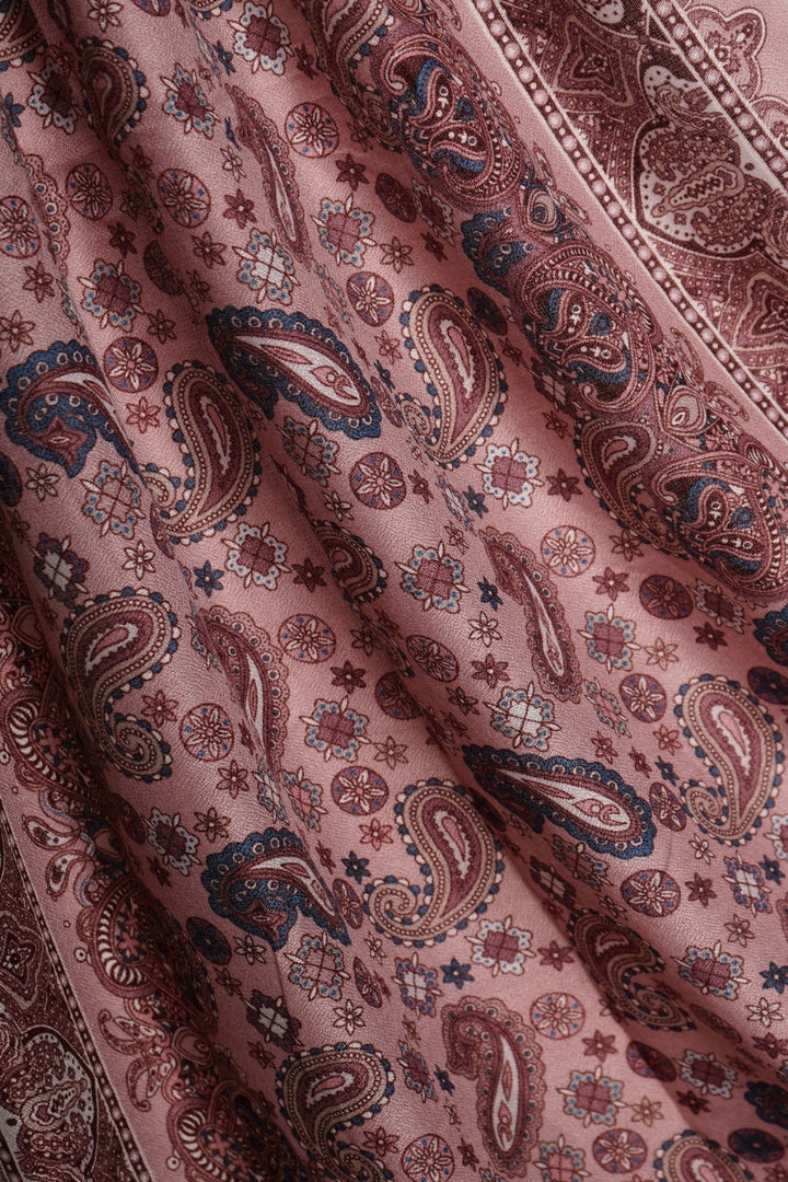 Printed Floral Lawn Hijab - Terra Petal
