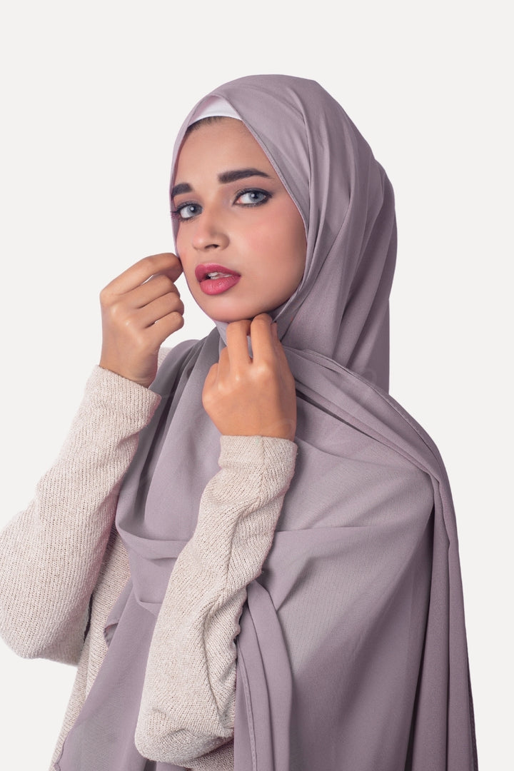 Georgette Hijab - Thistle