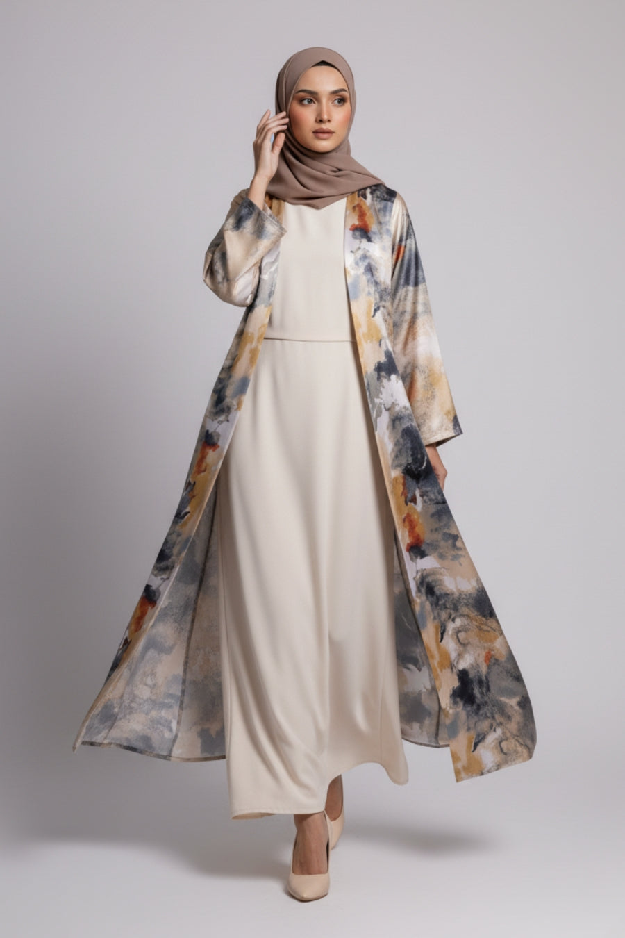 Tie Dye Silk Kimono