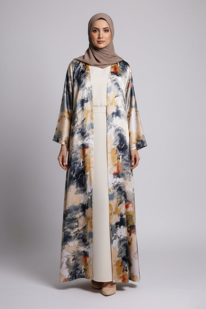 Tie Dye Silk Kimono