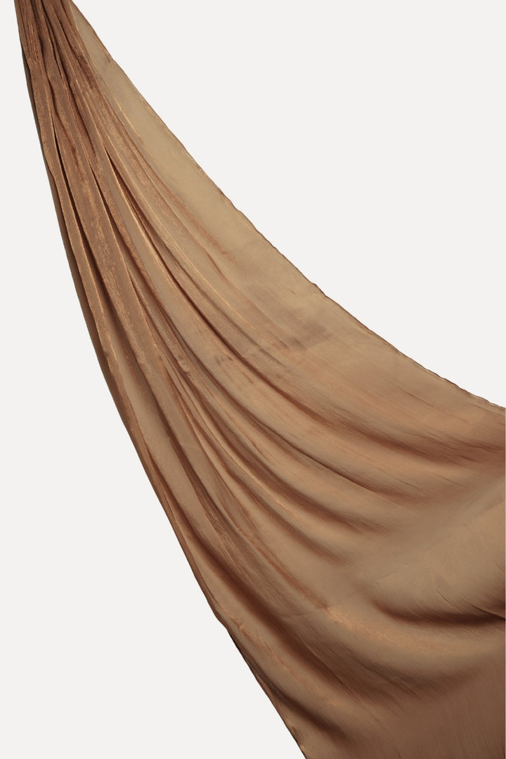 Luxe Chiffon Hijab - Toffee
