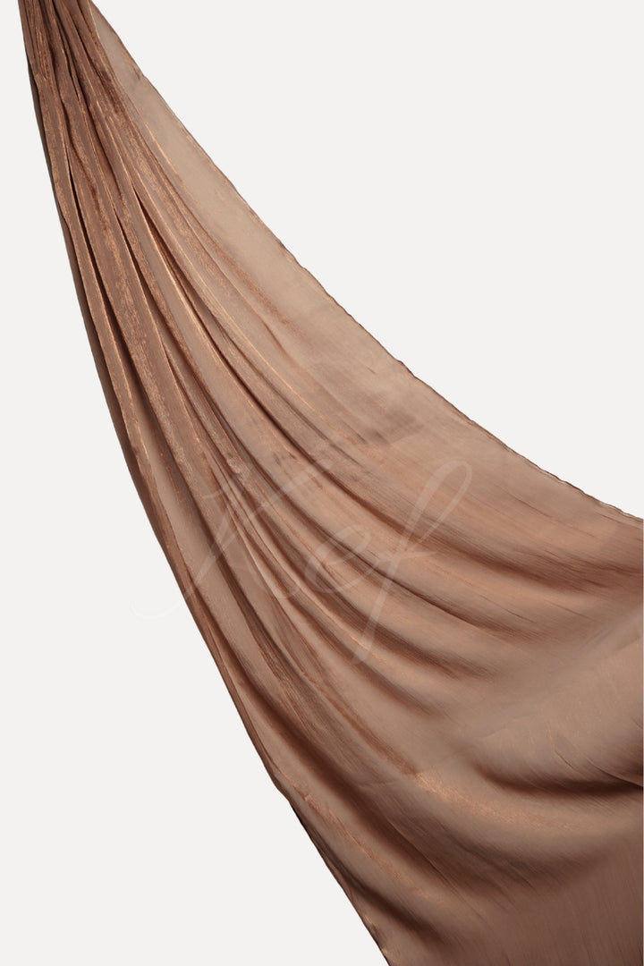 Luxe Chiffon Hijab - Toffee