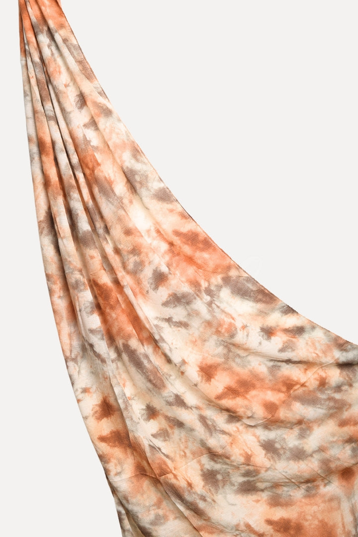 Printed Lawn Tiedye - Toffee
