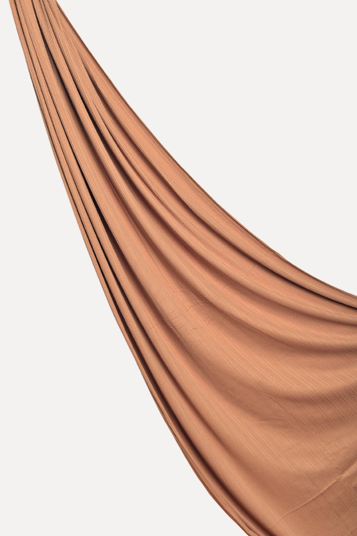 Bamboo Jersey Hijab - Toffee