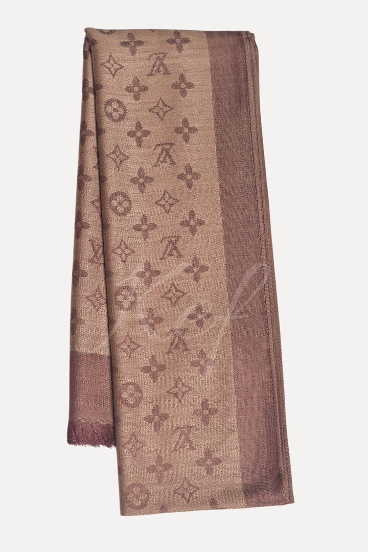 LV Cashmere Hijab -  Toffee