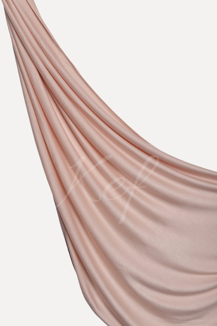 Plain Jersey Hijab - Unbleached Silk