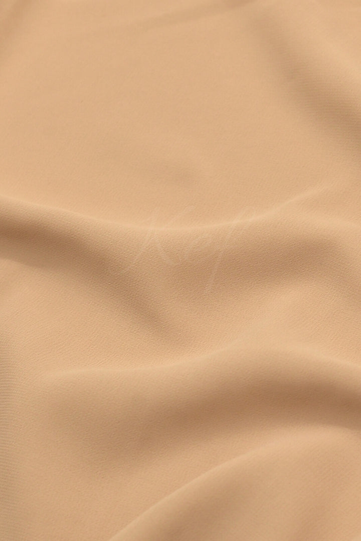 Georgette Hijab - Unbleached Silk