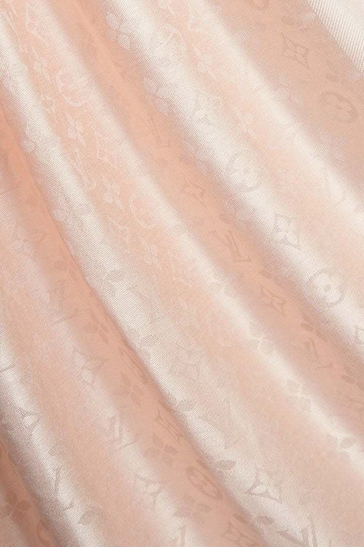 LV Cashmere Hijab -  Unbleached Silk