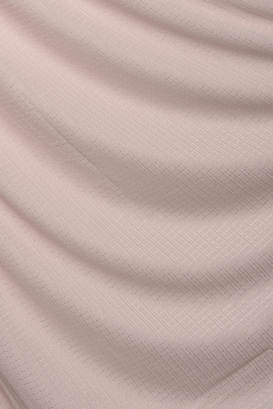 Checkered Jersey Hijab - Unbleached Silk