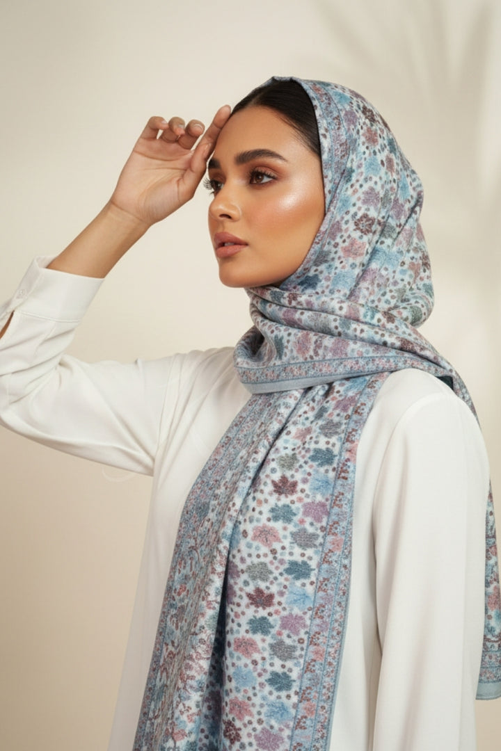 Printed Cashmere Classic Hijab - Vintage Aura