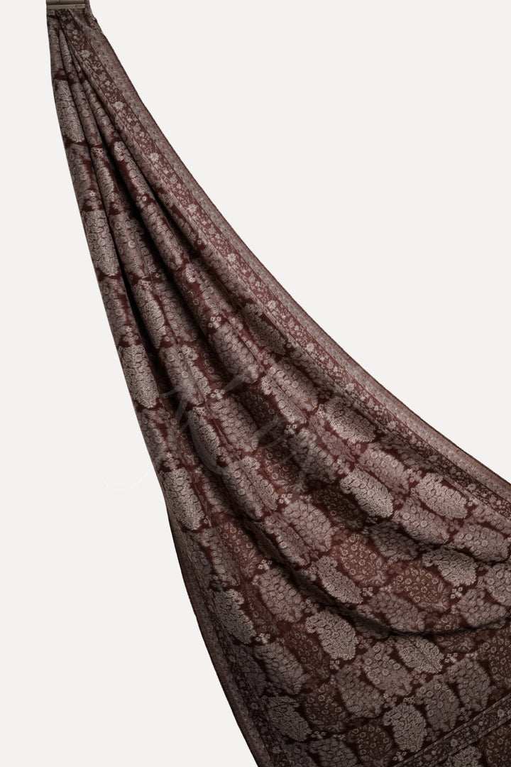 Printed Cashmere Echo Hijab - Vintage Bloom