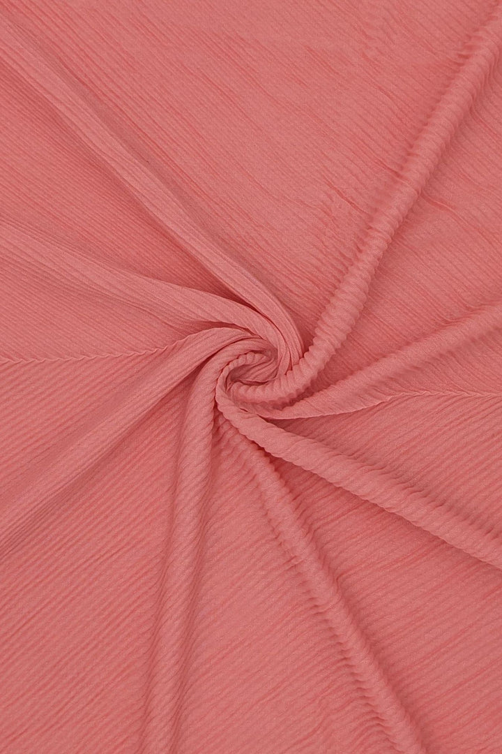 Crinkle Lawn Hijab - Candy Pink