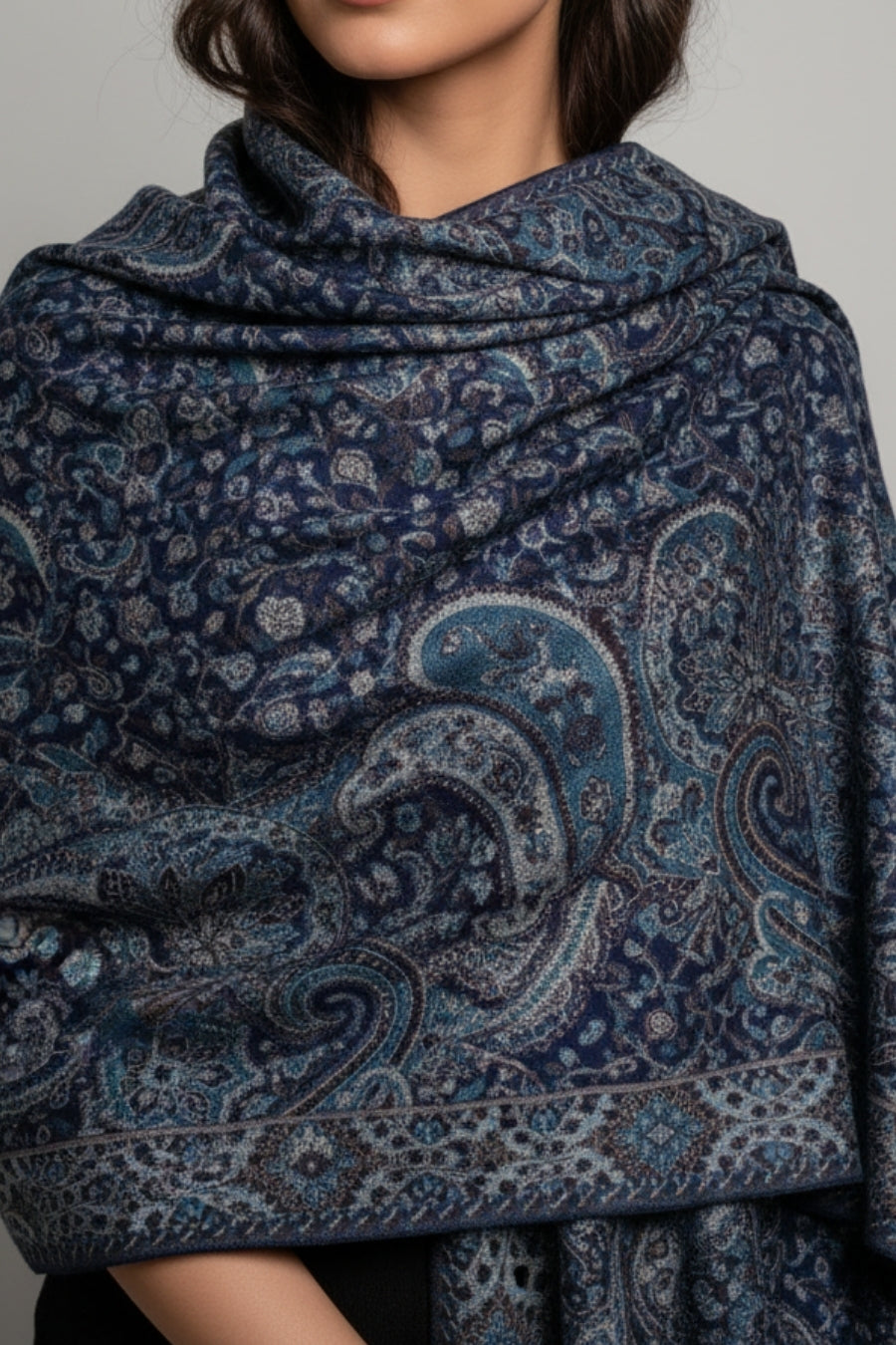Printed Cashmere Nobel Hijab - Vion