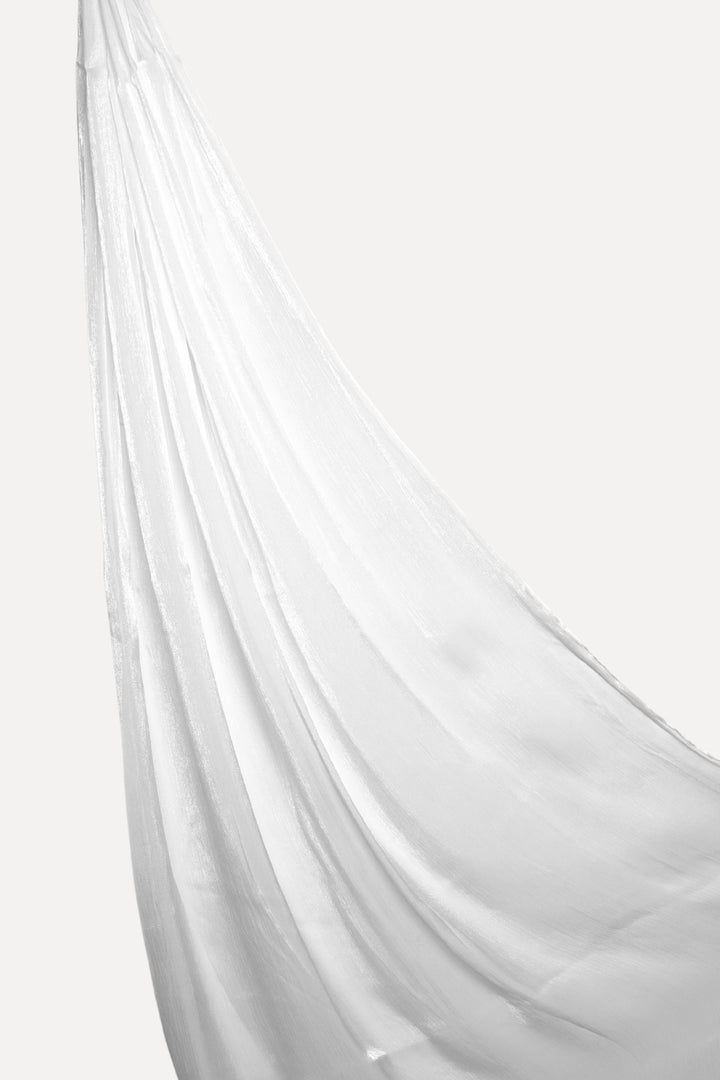 Luxe Chiffon Hijab - White