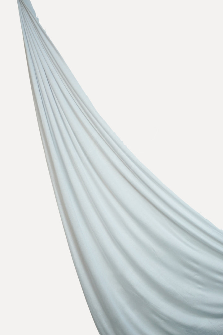 Woven Jersey Hijab - White