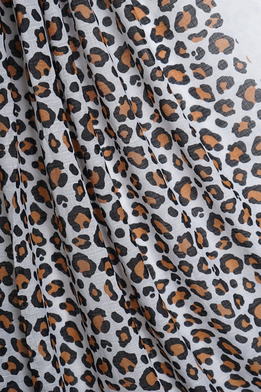 Printed Lawn Leopard - White